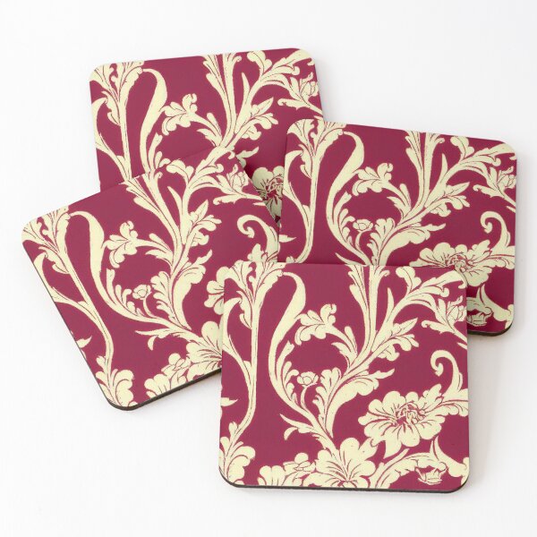 Item preview, Rococo Floral Pattern Print designed and sold by ThePurpleMelon.