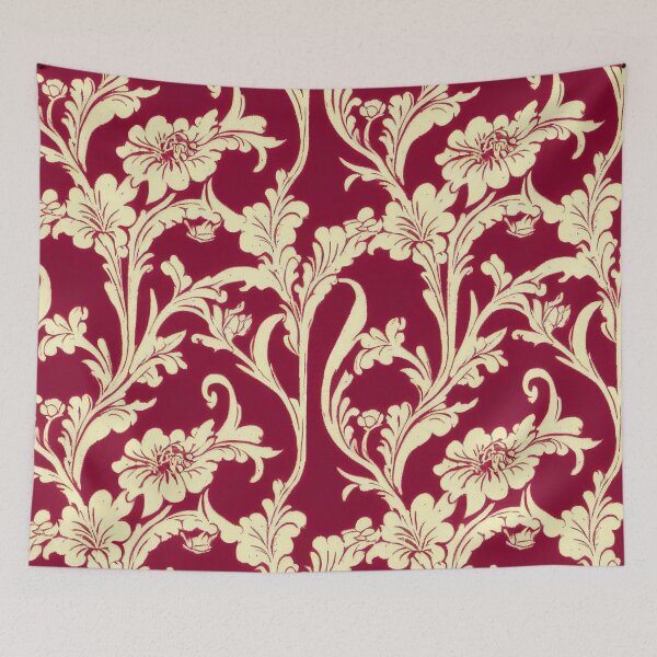 Item preview, Rococo Floral Pattern Print designed and sold by ThePurpleMelon.