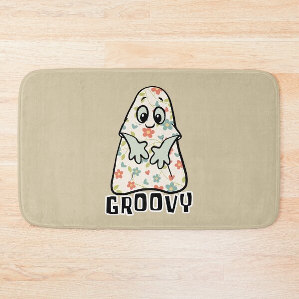 Item preview, Groovy Ghost - Funny Halloween Hippie Ghost  designed and sold by ViewerEqualsPhoton.