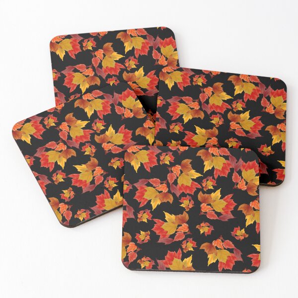 Item preview, Bright Watercolor Fall Leaves  designed and sold by dKarthdesign.