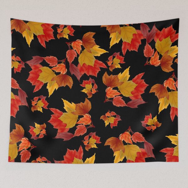 Item preview, Bright Watercolor Fall Leaves  designed and sold by dKarthdesign.