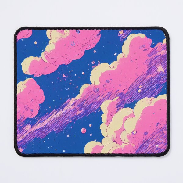 Item preview, Pastel pink and blue clouds designed and sold by etherElric.