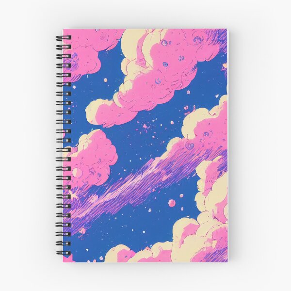 Item preview, Pastel pink and blue clouds designed and sold by etherElric.