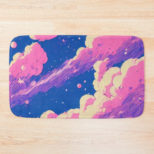 Item preview, Pastel pink and blue clouds designed and sold by etherElric.