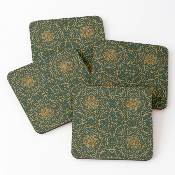 Artikelvorschau, Golden seamless pattern Mandala Doodle entworfen und verkauft von Aiartsshop.