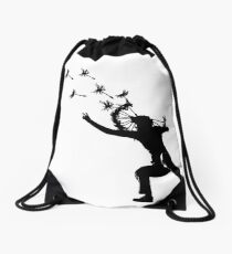 Dandelions Are Fun! Drawstring Bag