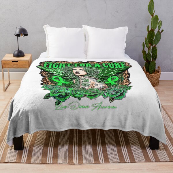 Item preview, Liver Cancer Awareness Fight For A Cure Liver Disease Awareness Leopard Beautiful Woman with wings Supporting gift for Live designed and sold by heckforddewey.