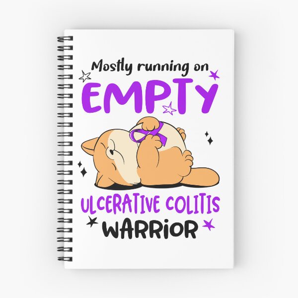 Item preview, Mostly running on Empty Ulcerative Colitis Warrior designed and sold by ElizabethS809.