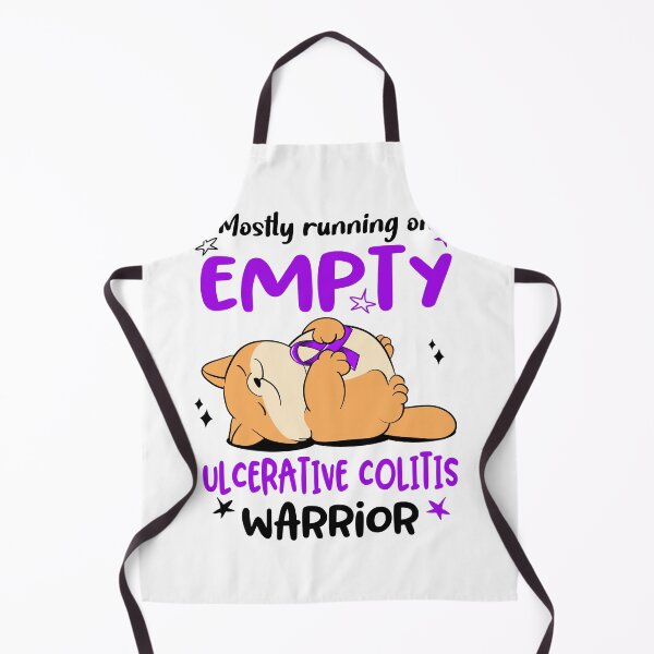 Item preview, Mostly running on Empty Ulcerative Colitis Warrior designed and sold by ElizabethS809.