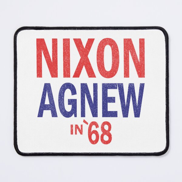 Item preview, Distressed Nixon Agnew in 1968 designed and sold by TeeArcade84.