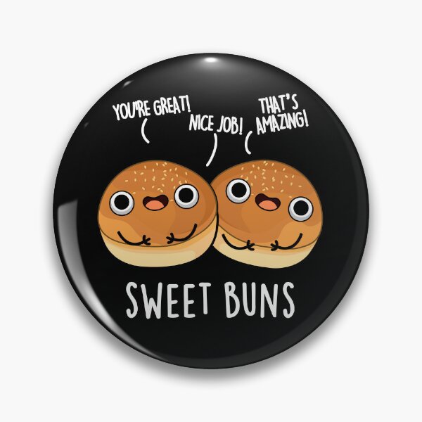 Item preview, Sweet Buns Funny Baking Puns (Dark BG) designed and sold by punnybone.