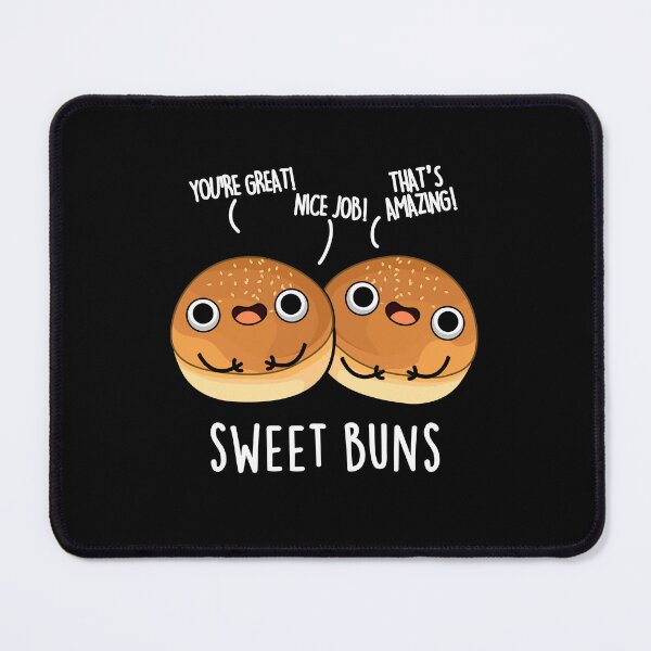 Item preview, Sweet Buns Funny Baking Puns (Dark BG) designed and sold by punnybone.