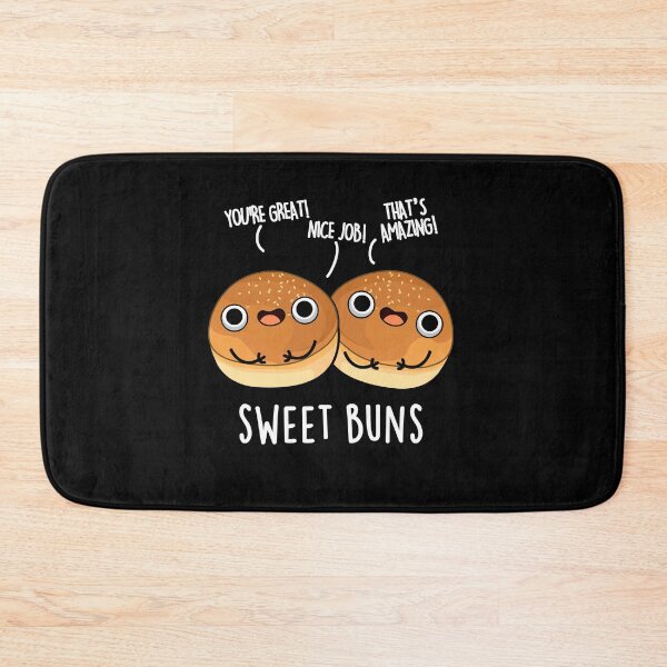 Item preview, Sweet Buns Funny Baking Puns (Dark BG) designed and sold by punnybone.