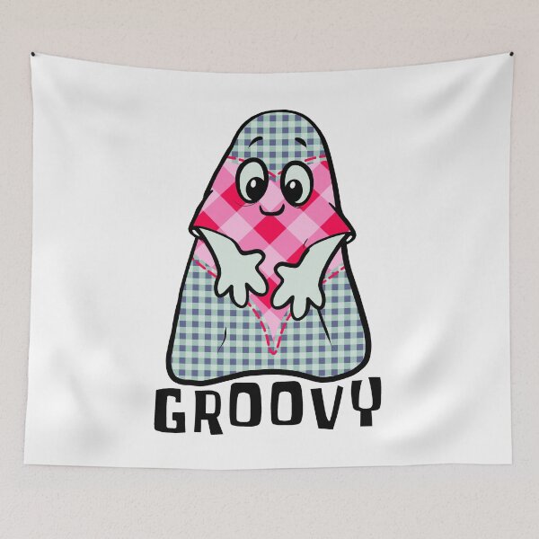 Item preview, Groovy Ghost - Funny Halloween Country Ghost  designed and sold by ViewerEqualsPhoton.