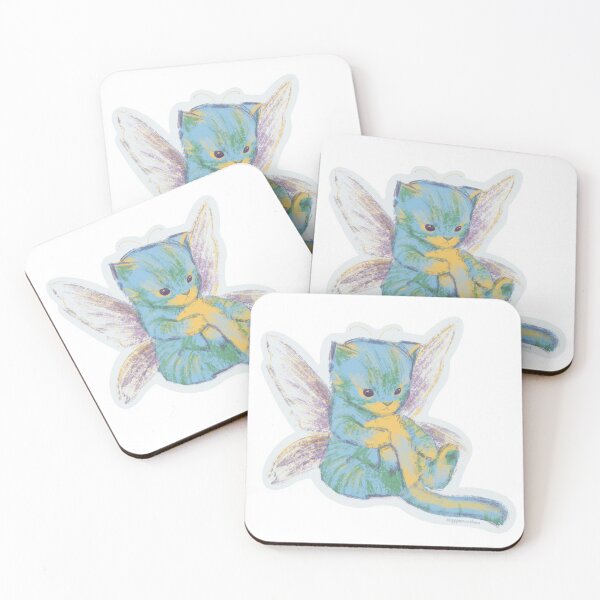 Item preview, Cat fairy sticker type design  designed and sold by ScoopieWasHere.