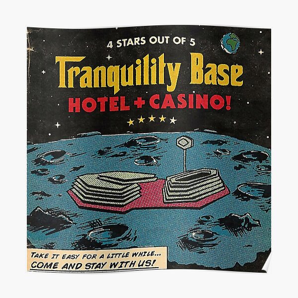 Monkeys Tranquility Base Poster