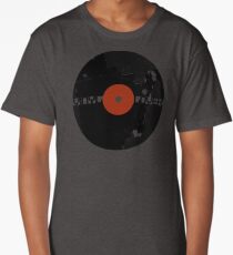 Vinyl Records Lover - Grunge Vinyl Record Long T-Shirt