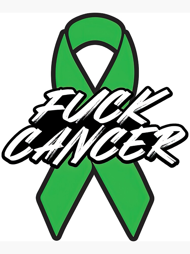 Emerald Green Liver Cancer Ribbon Photographic Print for Sale by