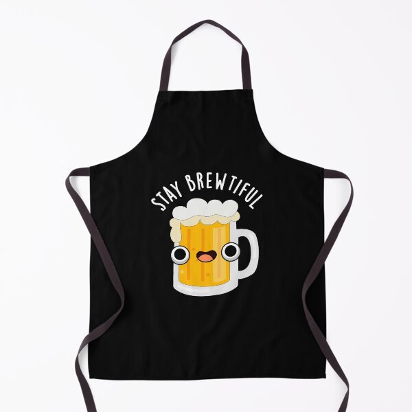 Item preview, Stay Brewtiful Beautiful Funny Beer Puns (Dark BG) designed and sold by punnybone.