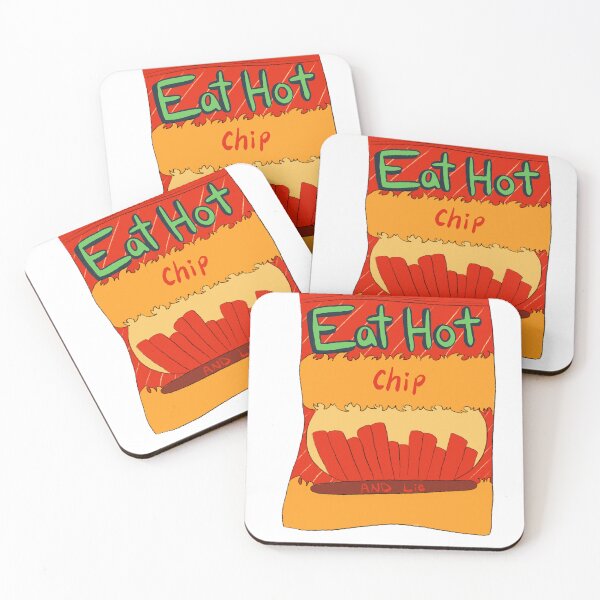 Item preview, Eat hot chip and lie designed and sold by 8EclecticCrafts.