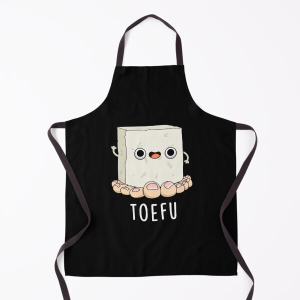 Item preview, Toe-fu Funny Tofu Puns (Dark BG) designed and sold by punnybone.