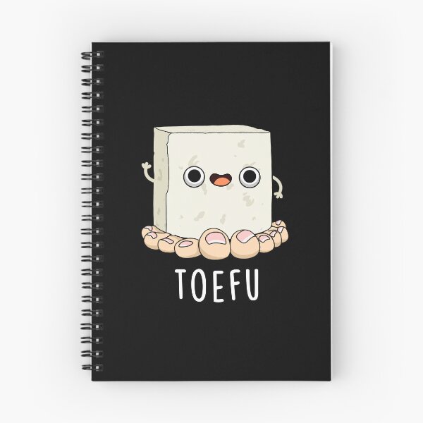Item preview, Toe-fu Funny Tofu Puns (Dark BG) designed and sold by punnybone.