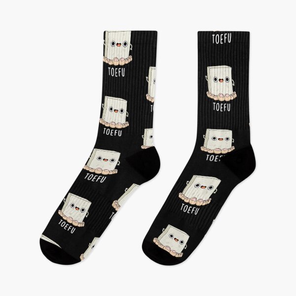 Item preview, Toe-fu Funny Tofu Puns (Dark BG) designed and sold by punnybone.