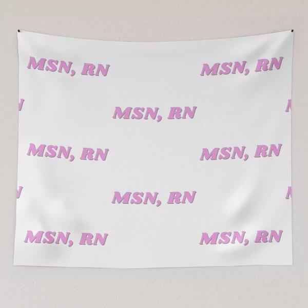 Item preview, MSN, RN- dark pink designed and sold by CSdoodles.