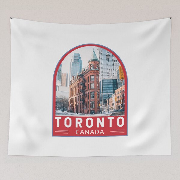 Item preview, Toronto Canada Gooderham Building Retro Emblem designed and sold by KrisSidDesigns.