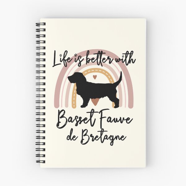 Artikelvorschau, Basset Fauve de Bretagne Rainbow Aesthetic Boho entworfen und verkauft von rafaeltto.