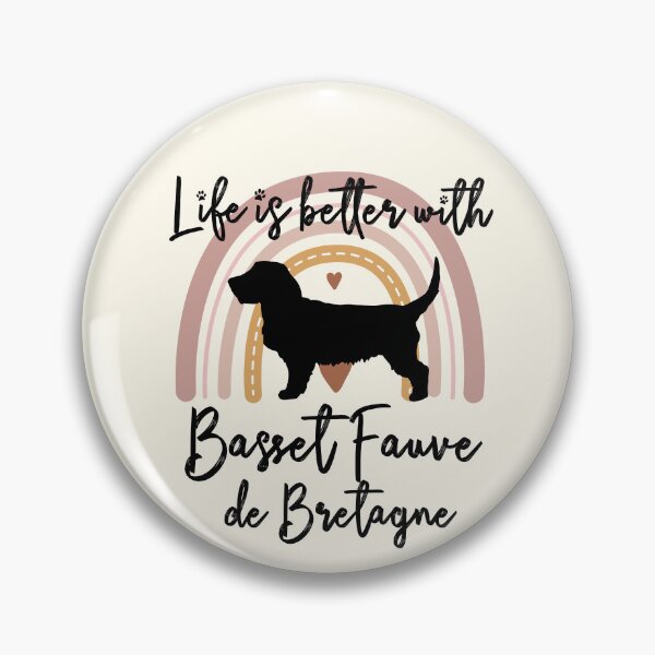 Item preview, Basset Fauve de Bretagne Rainbow Aesthetic Boho designed and sold by rafaeltto.