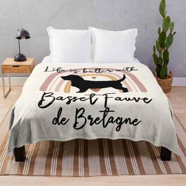 Item preview, Basset Fauve de Bretagne Rainbow Aesthetic Boho designed and sold by rafaeltto.