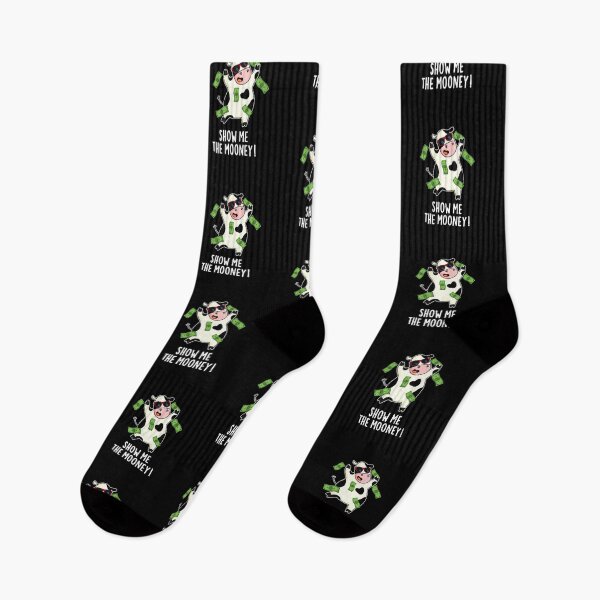 Item preview, Show Me The Mooney Funny Cow Puns (Dark BG) designed and sold by punnybone.
