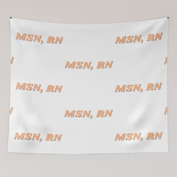 Item preview, MSN, RN- orange designed and sold by CSdoodles.
