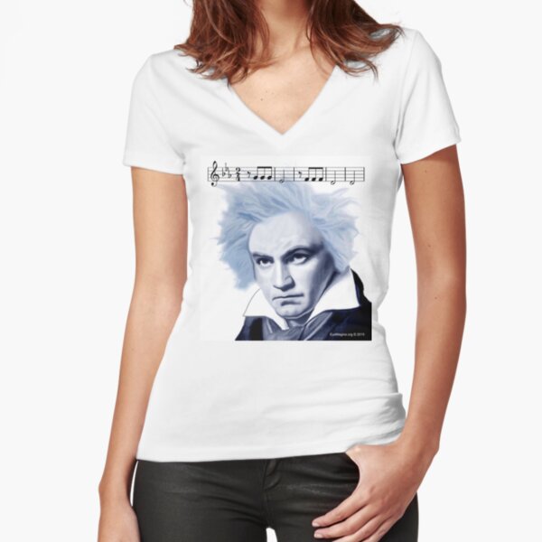 Fitted V-Neck T-Shirt