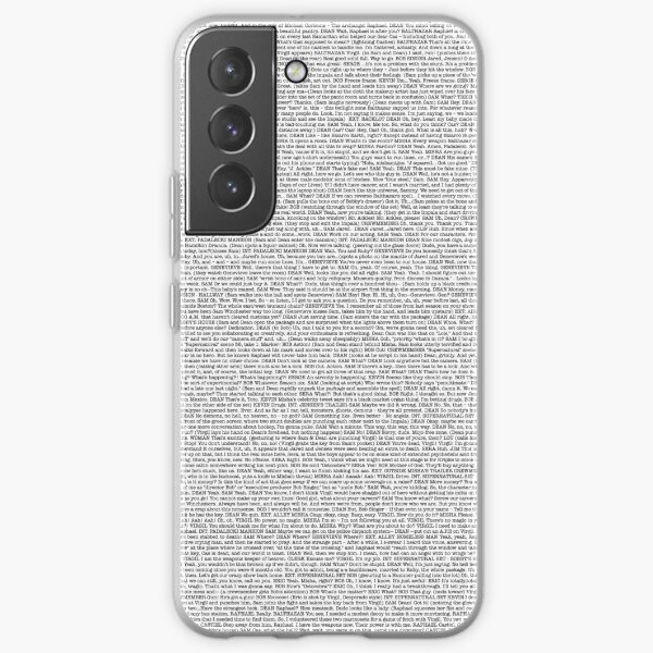 Das ganze Skript von Supernatural ist der französische Fehler Samsung Galaxy Flexible Hülle