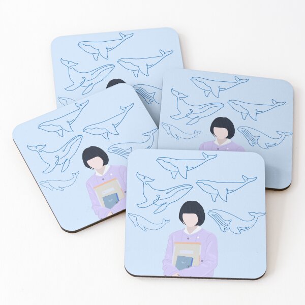 Item preview, Extraordinary attorney Woo Yong Woo whale background designed and sold by paintingtour.