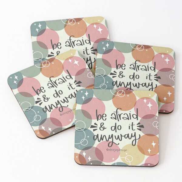 Item preview, Be Afraid & Do It Anyway design designed and sold by aliceehle.