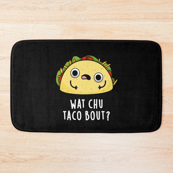 Item preview, Wat Chu Taco Bout Funny Taco Puns (Dark BG) designed and sold by punnybone.