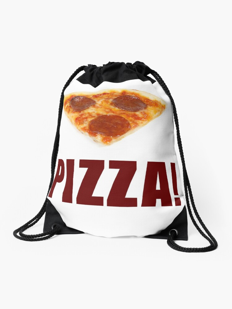 Roblox Pizza Drawstring Bag - pizza delivery shirt roblox