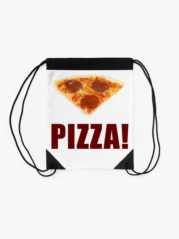 Roblox Pizza Drawstring Bag By Jenr8d Designs Redbubble - roblox pizza logo