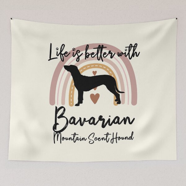 Item preview, Bavarian Mountain Scent Hound Rainbow Aesthetic Boho designed and sold by rafaeltto.