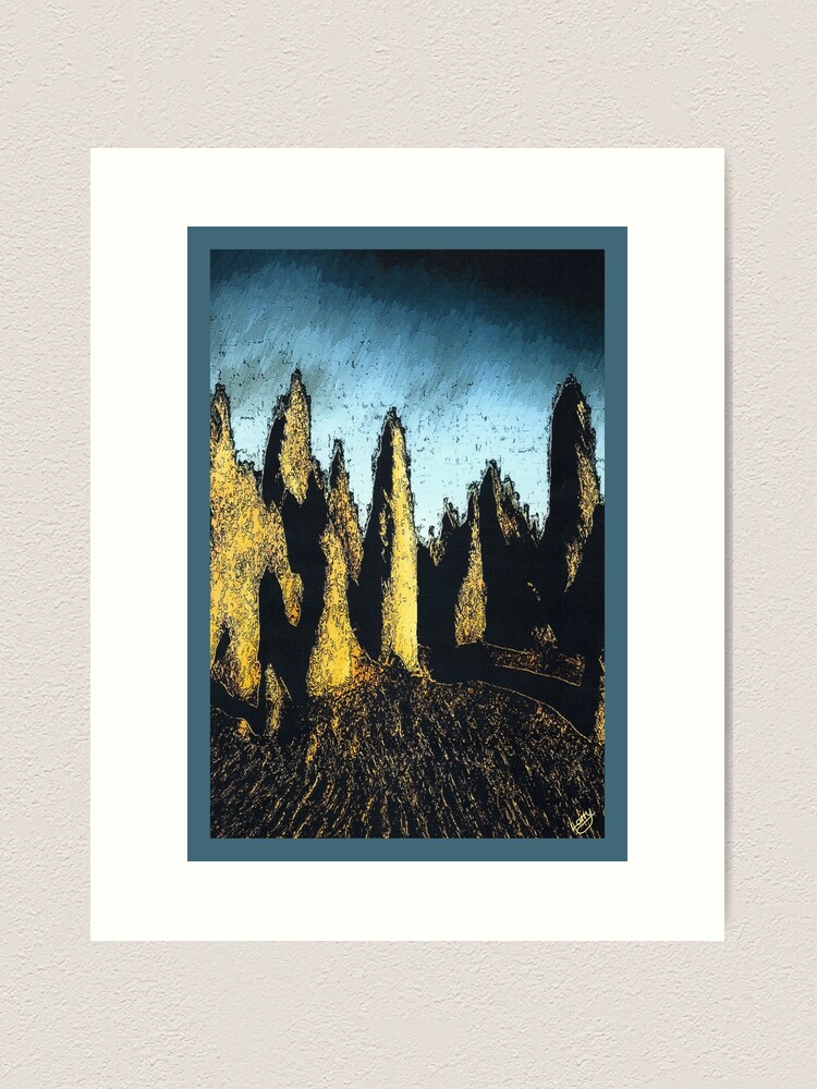 Thumbnail 1 of 3, Art Print, Pinnacles designed and sold by LazzaG59.