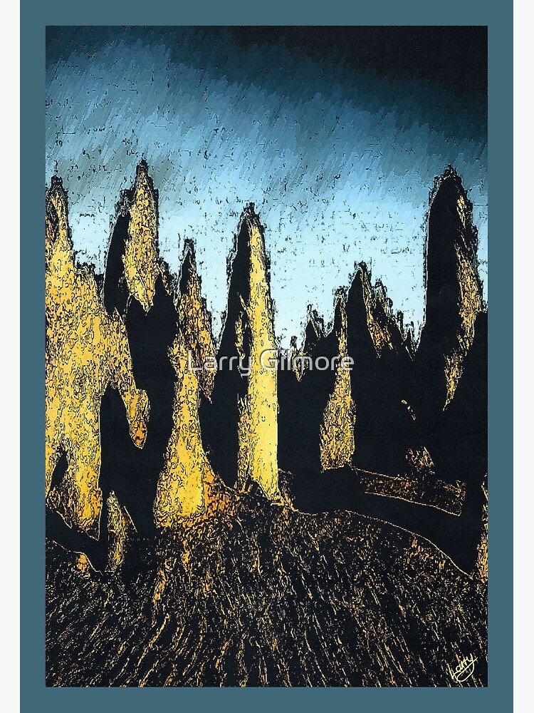 Thumbnail 3 of 3, Art Print, Pinnacles designed and sold by LazzaG59.