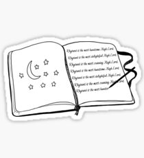 Feyre's Reading Practice Journal Sticker