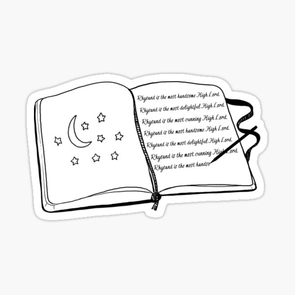 Feyre's Reading Practice Journal Sticker