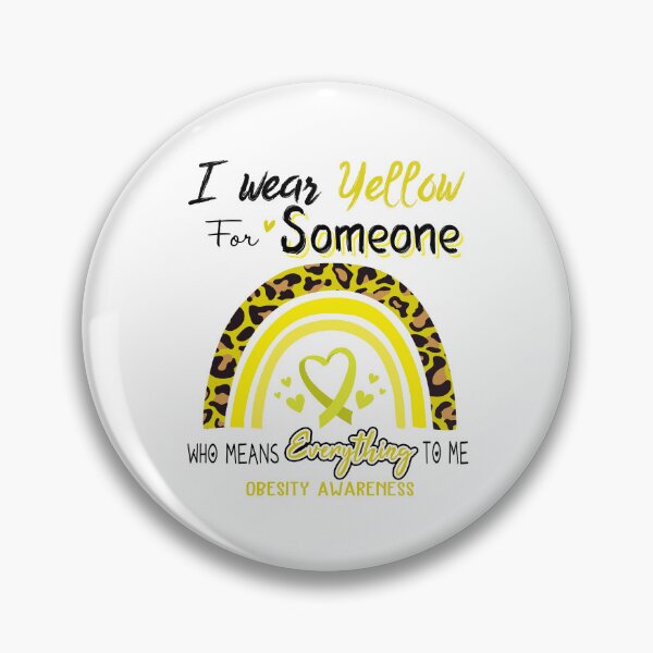 Item preview, Obesity Awareness I Wear Yellow for Someone Who Means Everything To Me designed and sold by GennieShop.