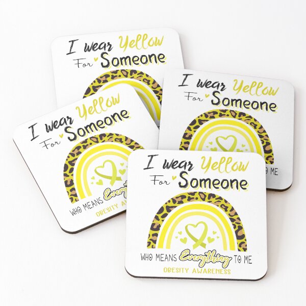 Item preview, Obesity Awareness I Wear Yellow for Someone Who Means Everything To Me designed and sold by GennieShop.