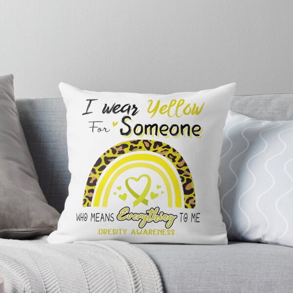 Item preview, Obesity Awareness I Wear Yellow for Someone Who Means Everything To Me designed and sold by GennieShop.