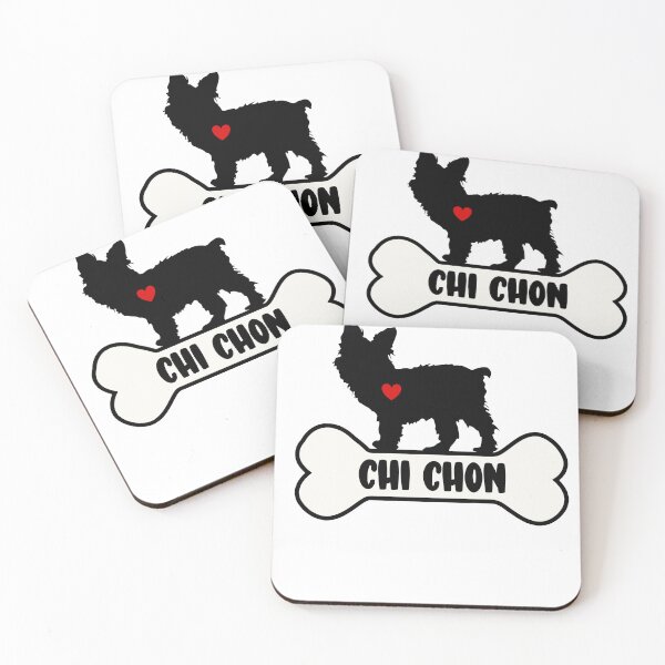 Item preview, I Love My Chi Chon, Chihuahua Bichon Frise Cross designed and sold by MajesticTree.